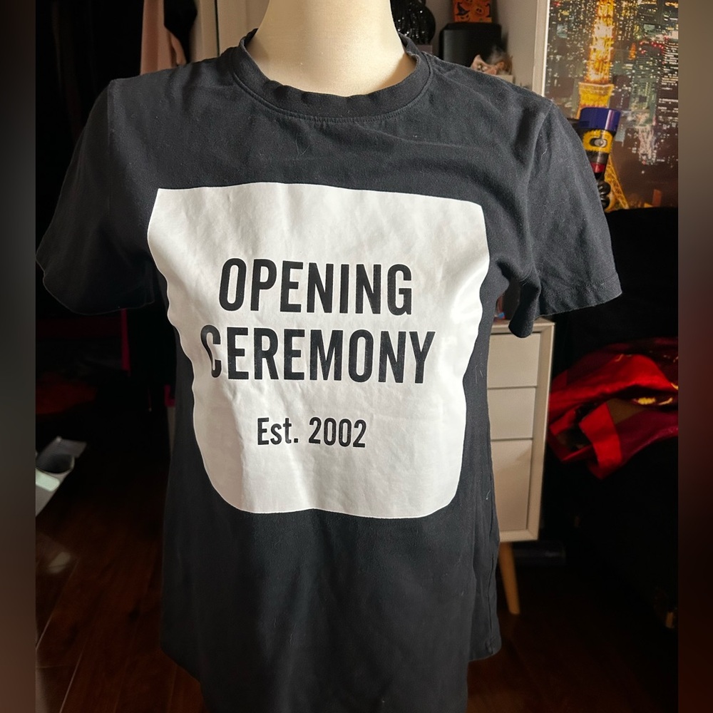 Opening ceremony T-shirt.